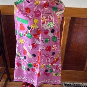 Kate Spade New York Candy Print Scarf NWT